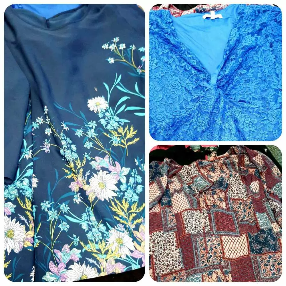 Balík 1252 2,9 Kg, Výběrový nadměr dámský velikosti 3XL a větší, 1 jakost + cream, podzim-zima