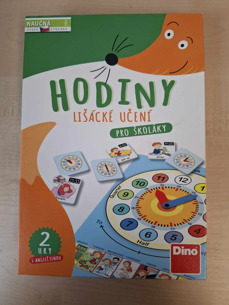 Hračka 997, Hodiny, Lišácké učení pro školáky, jako nová
