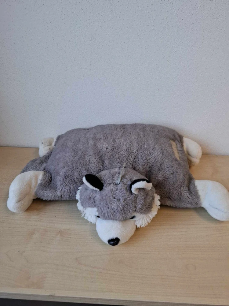 Hračka 1110, 0,32 Kg, Rozkládací polštářek Husky, 34x40 cm