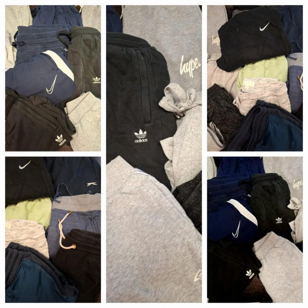 Balík 1157, 25 Kg Originál tepláky a mikiny na zip pro dospělé, 1,2 jakost, Anglie