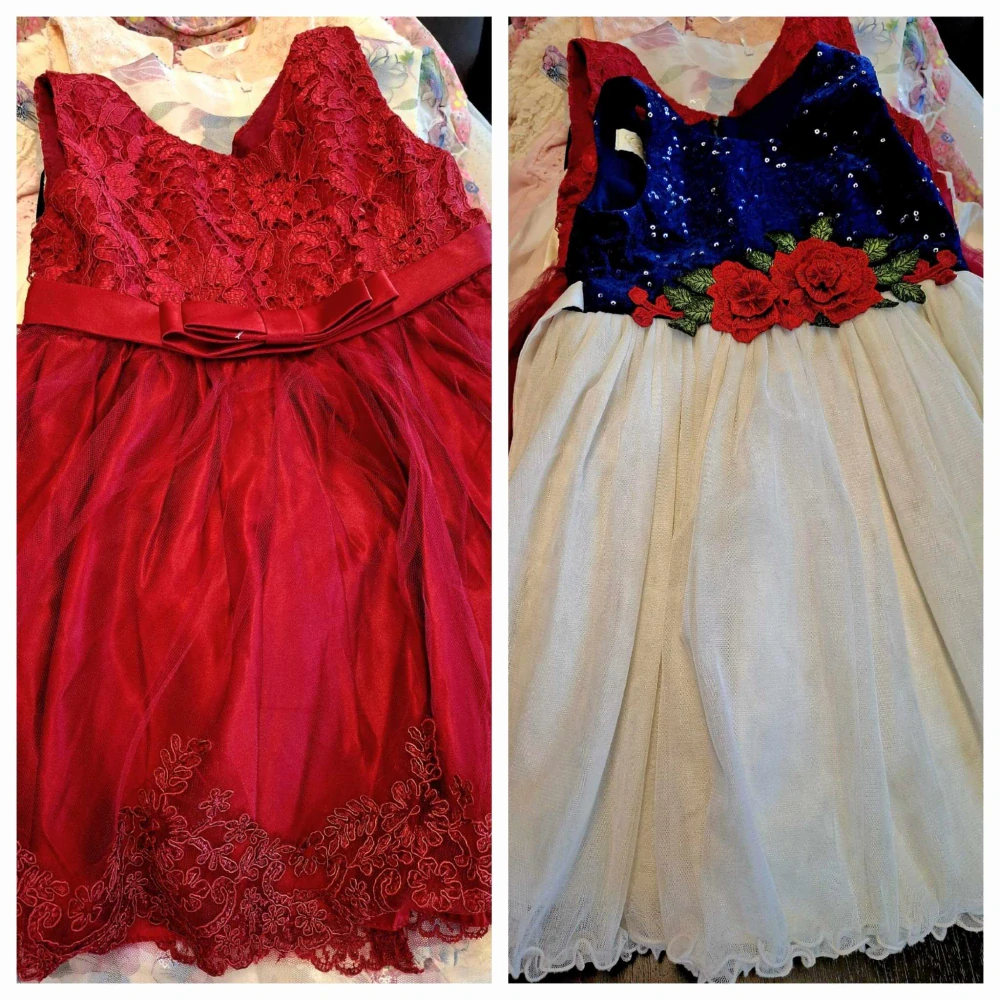 Balík 207/25, 4,8 Kg, Dívčí sváteční oblečení ve velikosti 98/104, jakost + cream, 35 ks