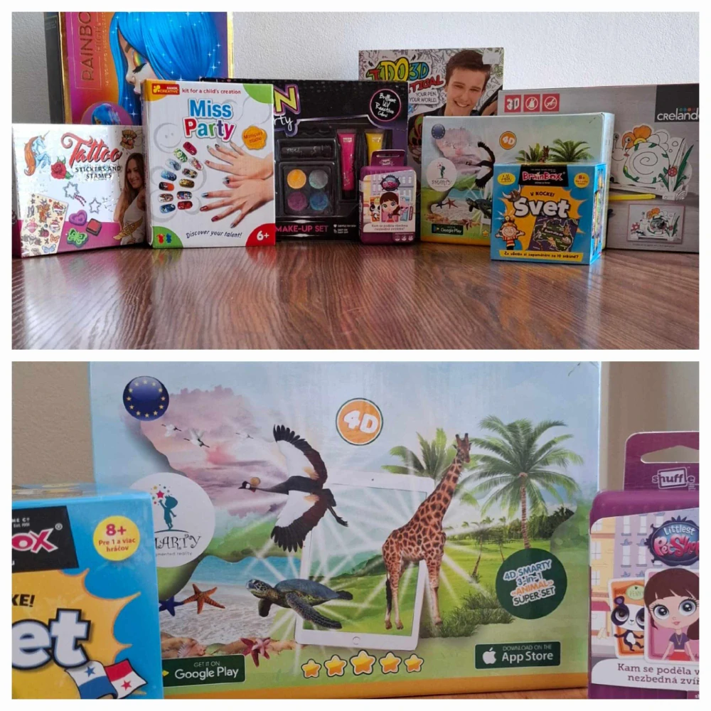 Balík 425/25 – Mix her a kreativních sad pro dívky – vhodné pro tvoření, učení i zábavu