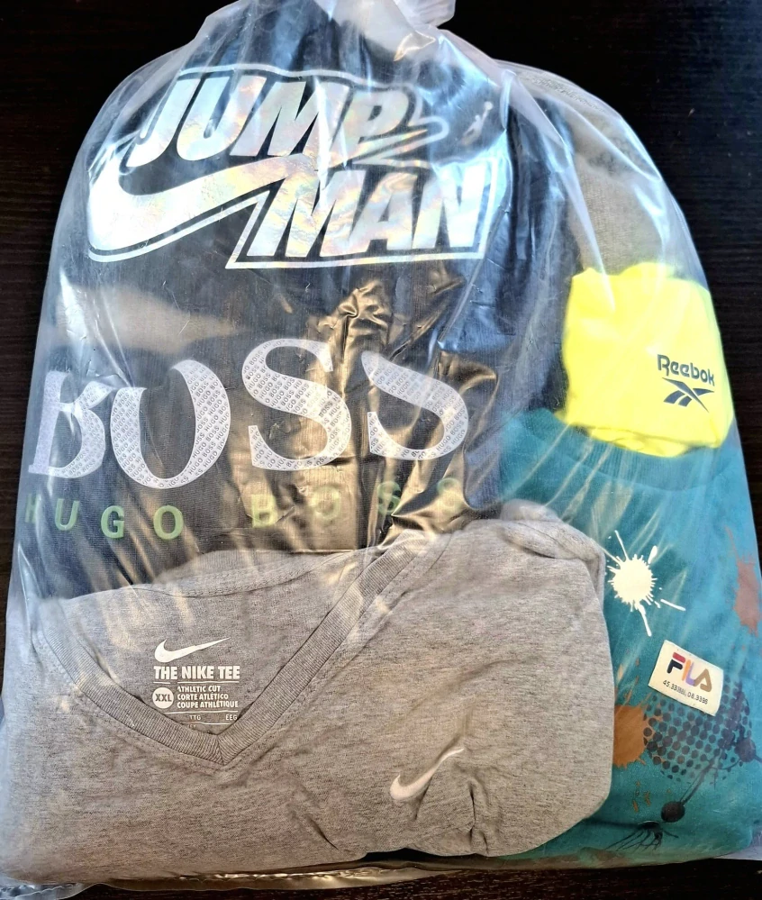 Balík 585/25, Značkový sport pro dospělé a děti + jiné značky., Originál 5 kg,1,2 jak.