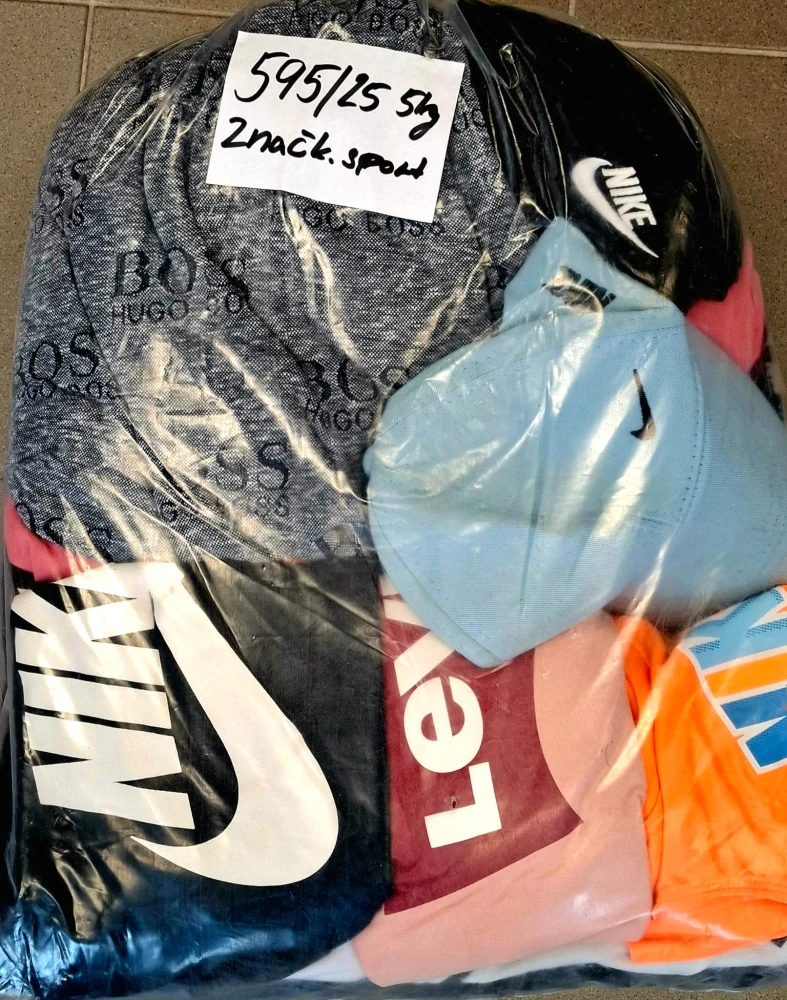 Balík 595/25, Značkový sport pro dospělé a děti + jiné značky., Originál 5 kg,1,2 jak.