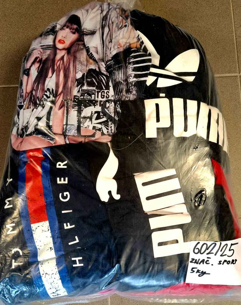 Balík 602/25, Značkový sport pro dospělé a děti + jiné značky., Originál 5 kg,1,2 jak.