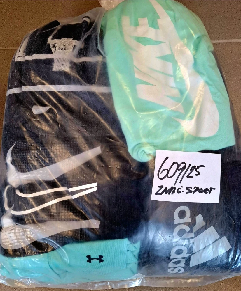 Balík 609/25, Značkový sport pro dospělé a děti + jiné značky., Originál 5 kg,1,2 jak.