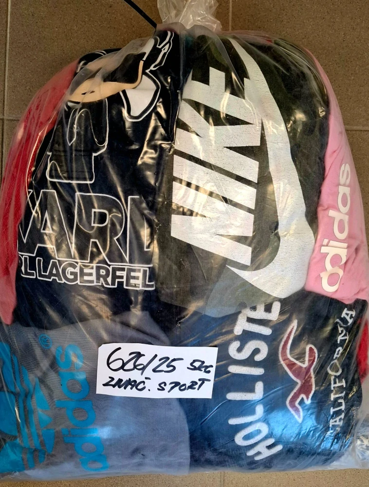 Balík 626/25, Značkový sport pro dospělé a děti + jiné značky., Originál 5 kg,1,2 jak.