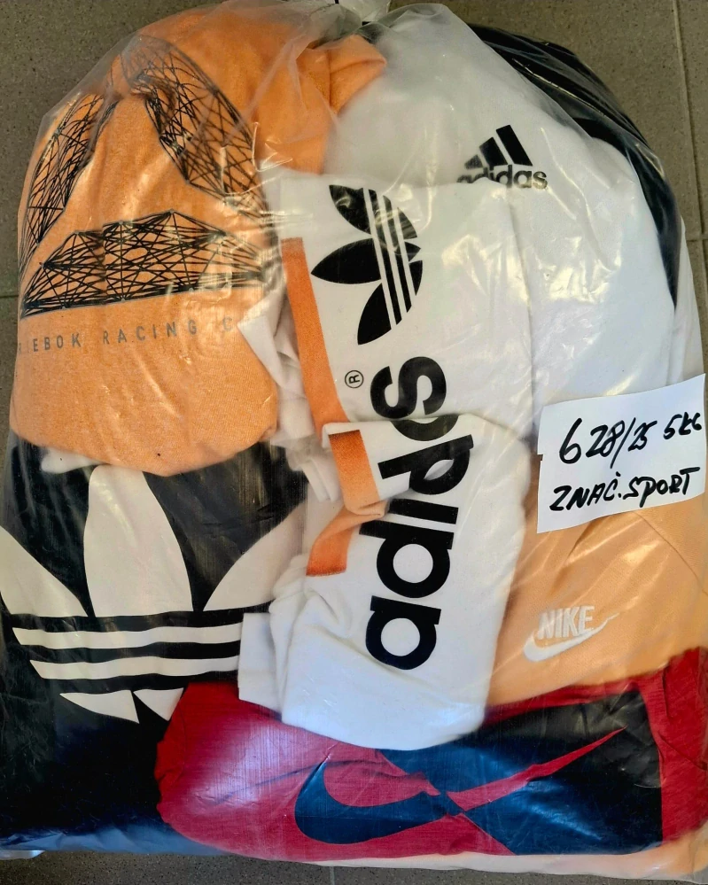 Balík 628/25, Značkový sport pro dospělé a děti + jiné značky., Originál 5 kg,1,2 jak.
