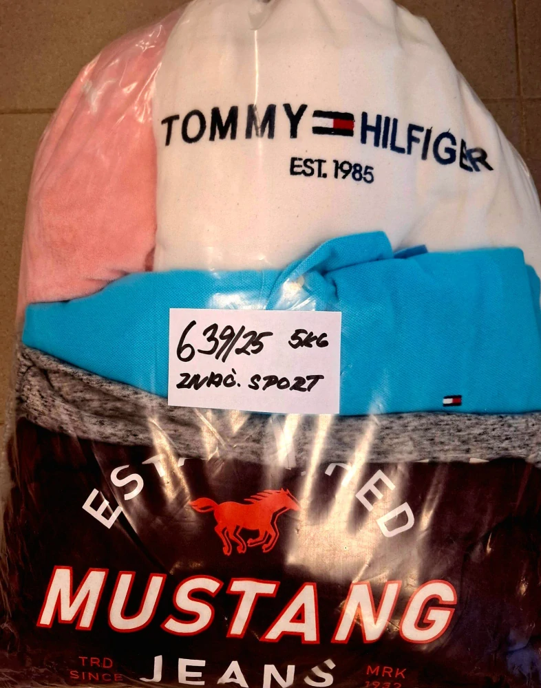 Balík 639/25, Značkový sport pro dospělé a děti + jiné značky., Originál 5 kg,1,2 jak.