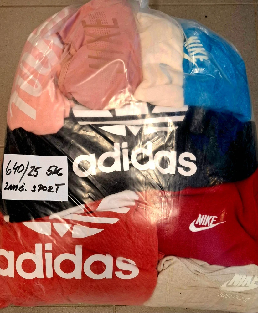 Balík 640/25, Značkový sport pro dospělé a děti + jiné značky., Originál 5 kg,1,2 jak.