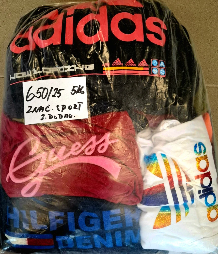 Balík 650/25, Značkový sport pro dospělé a děti + jiné značky., Originál 5 kg,1,2 jak., 2 DODAVATEL