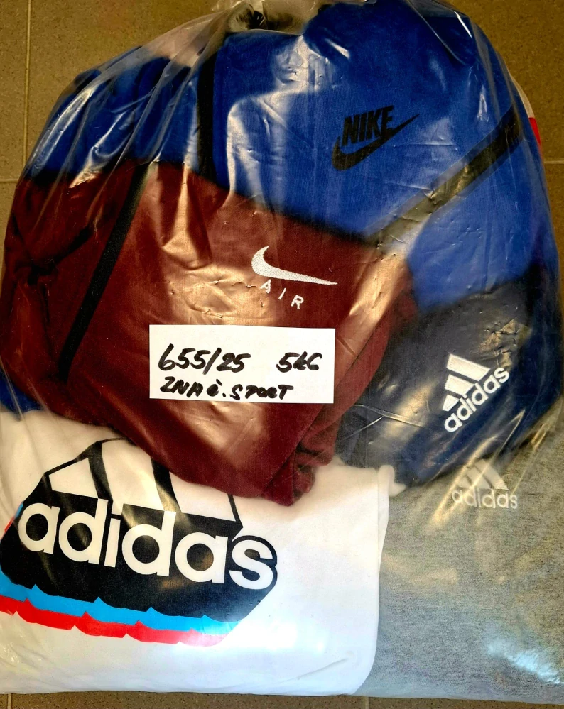 Balík 655/25, Značkový sport pro dospělé a děti + jiné značky., Originál 5 kg,1,2 jak.