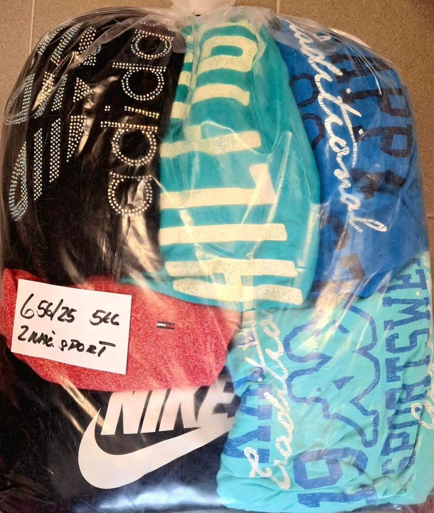 Balík 656/25, Značkový sport pro dospělé a děti + jiné značky., Originál 5 kg,1,2 jak.