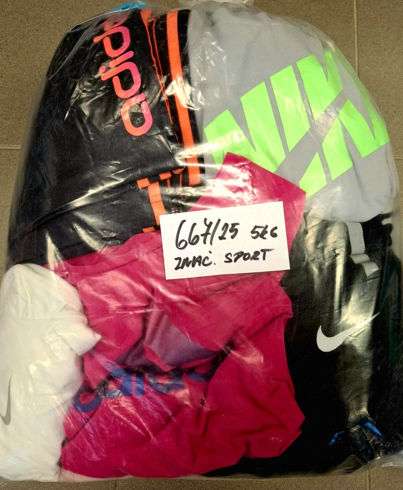 Balík 667/25, Značkový sport pro dospělé a děti + jiné značky., Originál 5 kg,1,2 jak.