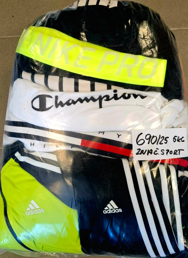 Balík 690/25, Značkový sport pro dospělé a děti + jiné značky., Originál 5 kg,1,2 jak.