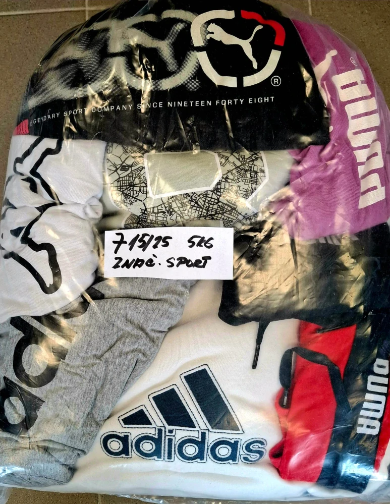 Balík 715/25, Značkový sport pro dospělé a děti + jiné značky., Originál 5 kg,1,2 jak.