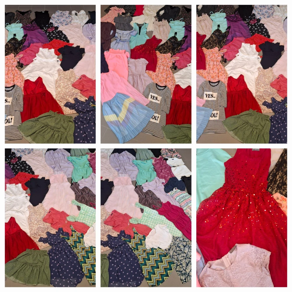 BALÍK 618/25 – 15 Kg Luxusní dívčí šaty 🎀 📏 Velikost: 146–158 👗 77 ks krásných kousků ✨ 1. jakost + cream