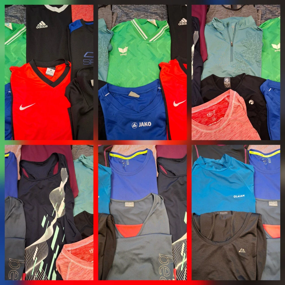 Balík 717/25 – Sportovní trička a tílka pro dospělé! 3 Kg – 1. jakost + cream, 20 ks
