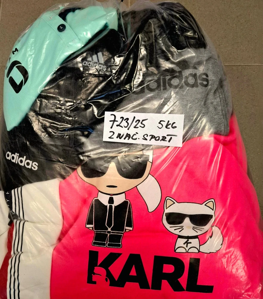 Balík 723/25, Značkový sport pro dospělé a děti + jiné značky., Originál 5 kg,1,2 jak.