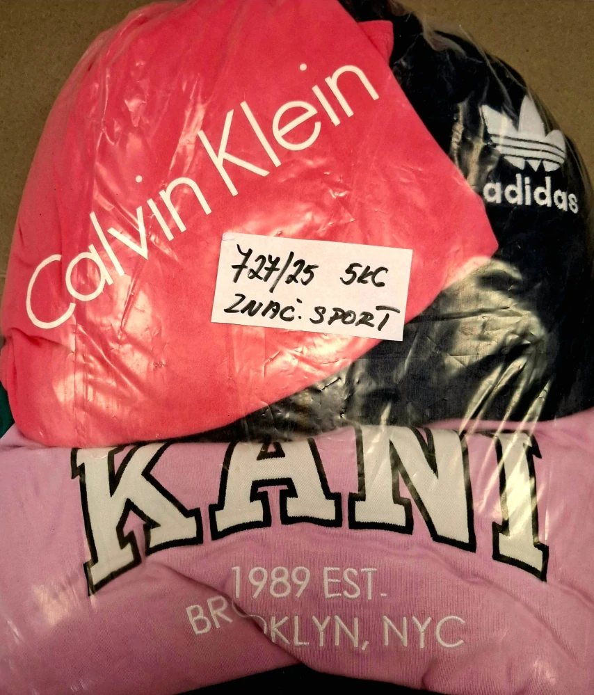 Balík 727/25, Značkový sport pro dospělé a děti + jiné značky., Originál 5 kg,1,2 jak.