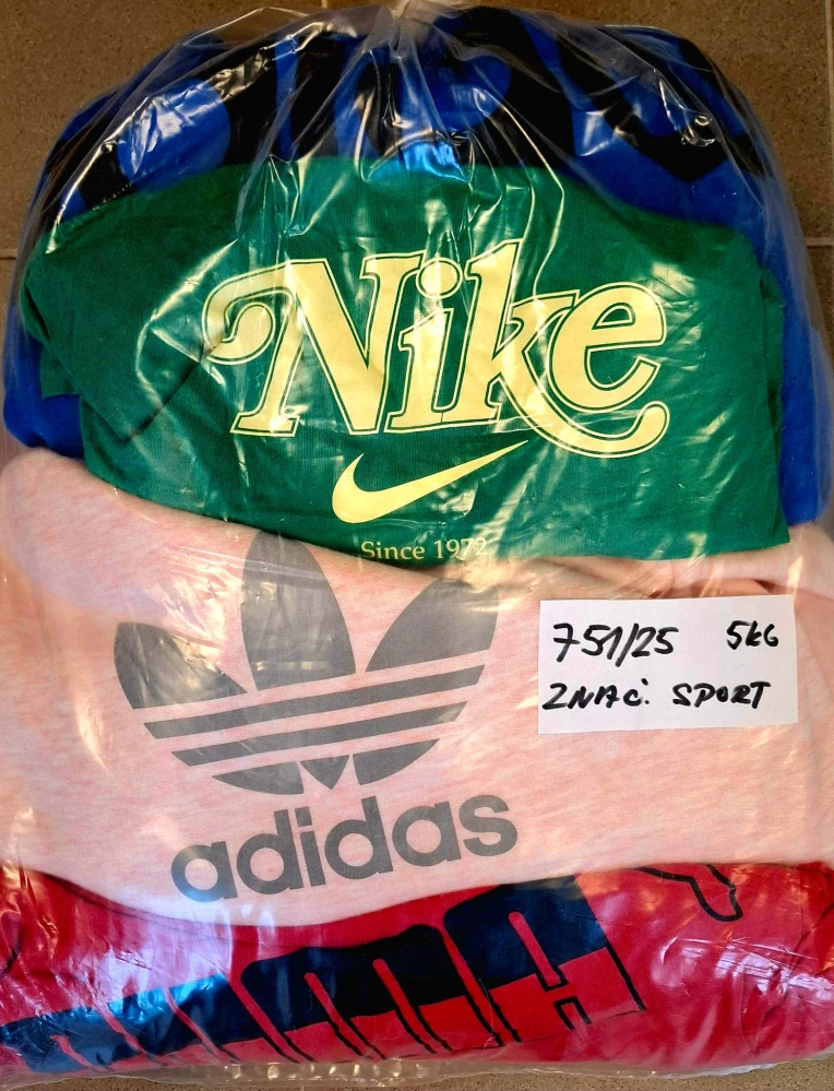 Balík 751/25, Značkový sport pro dospělé a děti + jiné značky., Originál 5 kg,1,2 jak.