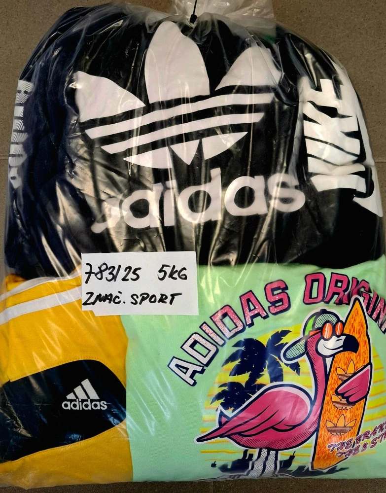 Balík 783/25, Značkový sport pro dospělé a děti + jiné značky., Originál 5 kg,1,2 jak.