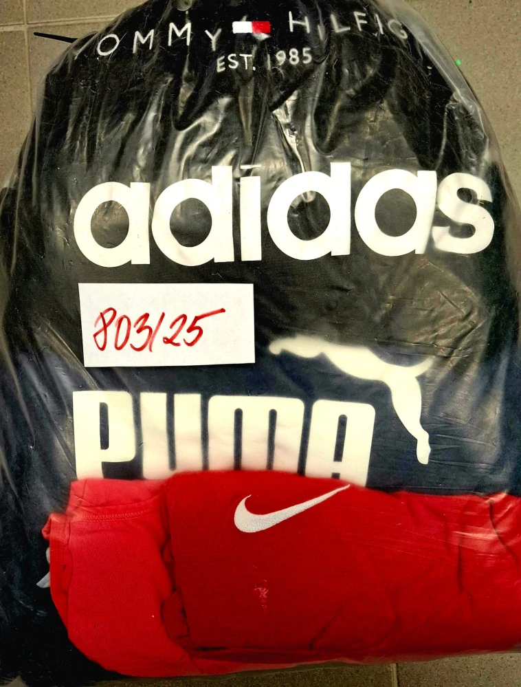 Balík 803/25, Značkový sport pro dospělé a děti + jiné značky., Originál 5 kg,1,2 jak.
