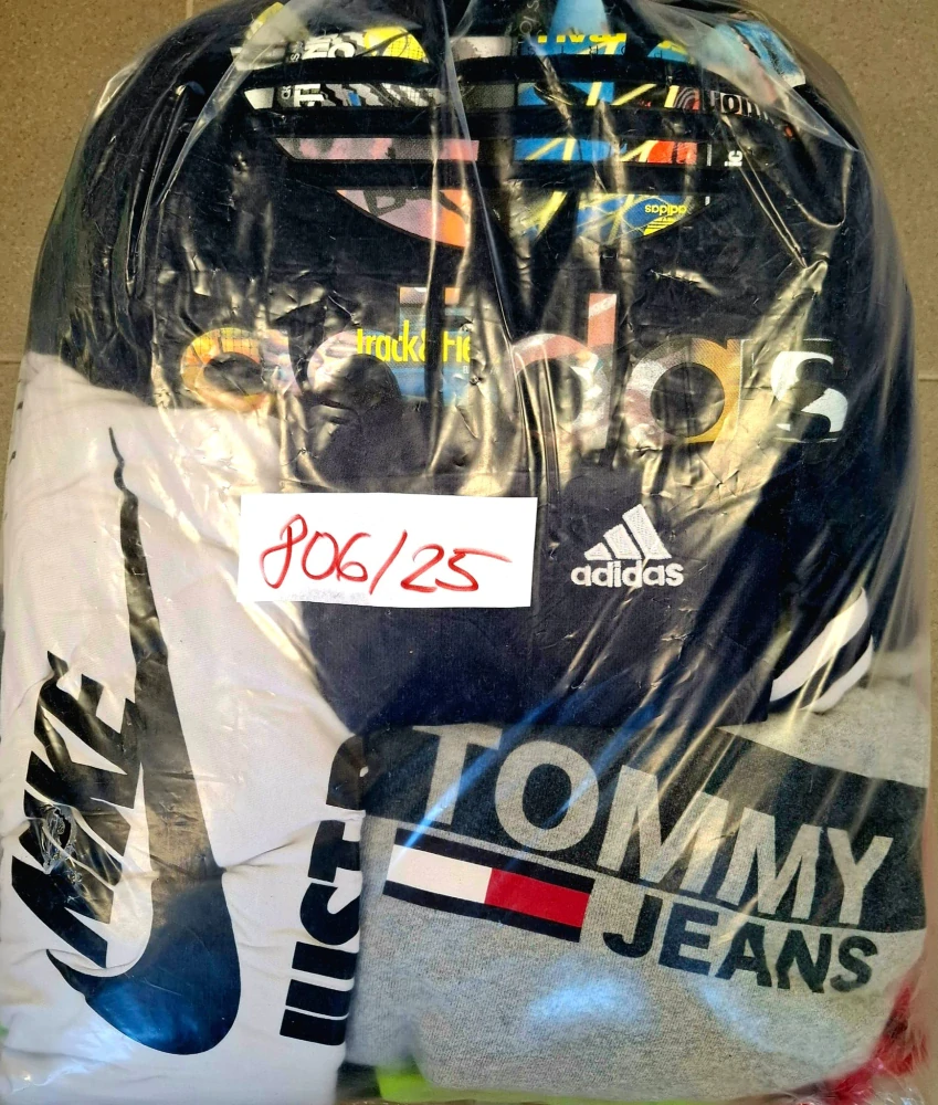 Balík 806/25, Značkový sport pro dospělé a děti + jiné značky., Originál 5 kg,1,2 jak.