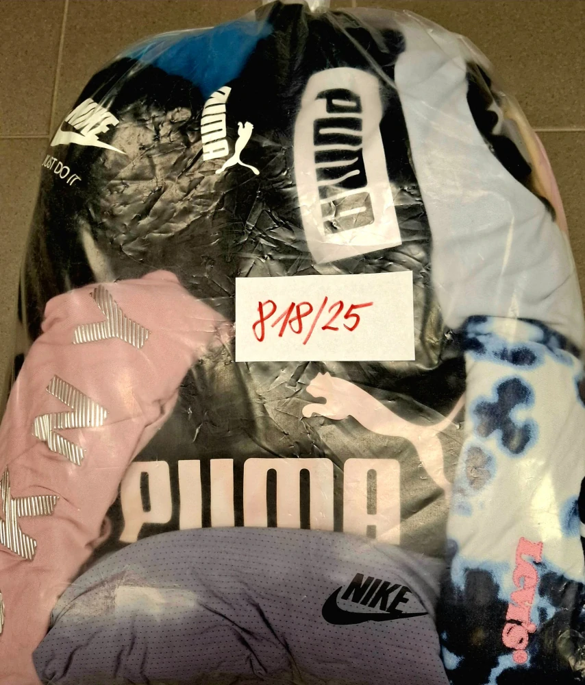 Balík 818/25, Značkový sport pro dospělé a děti + jiné značky., Originál 5 kg,1,2 jak.
