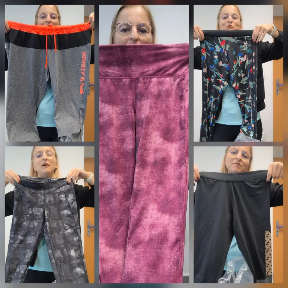Balík 841/25 – 4 Kg – Dámské sportovní legíny – 1. jakost