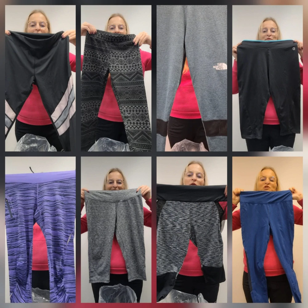 Balík 842/25 – 4 Kg – Dámské sportovní legíny – 1. jakost