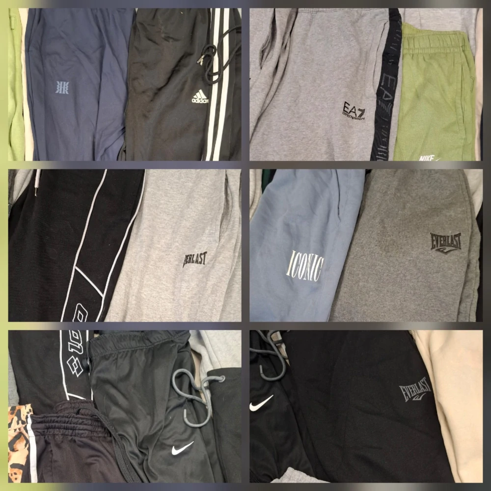 Balík 13/26 – 25 Kg tepláky pro dospělé, 1. a 2. jakost, cca 64 ks, velikosti do 2XL