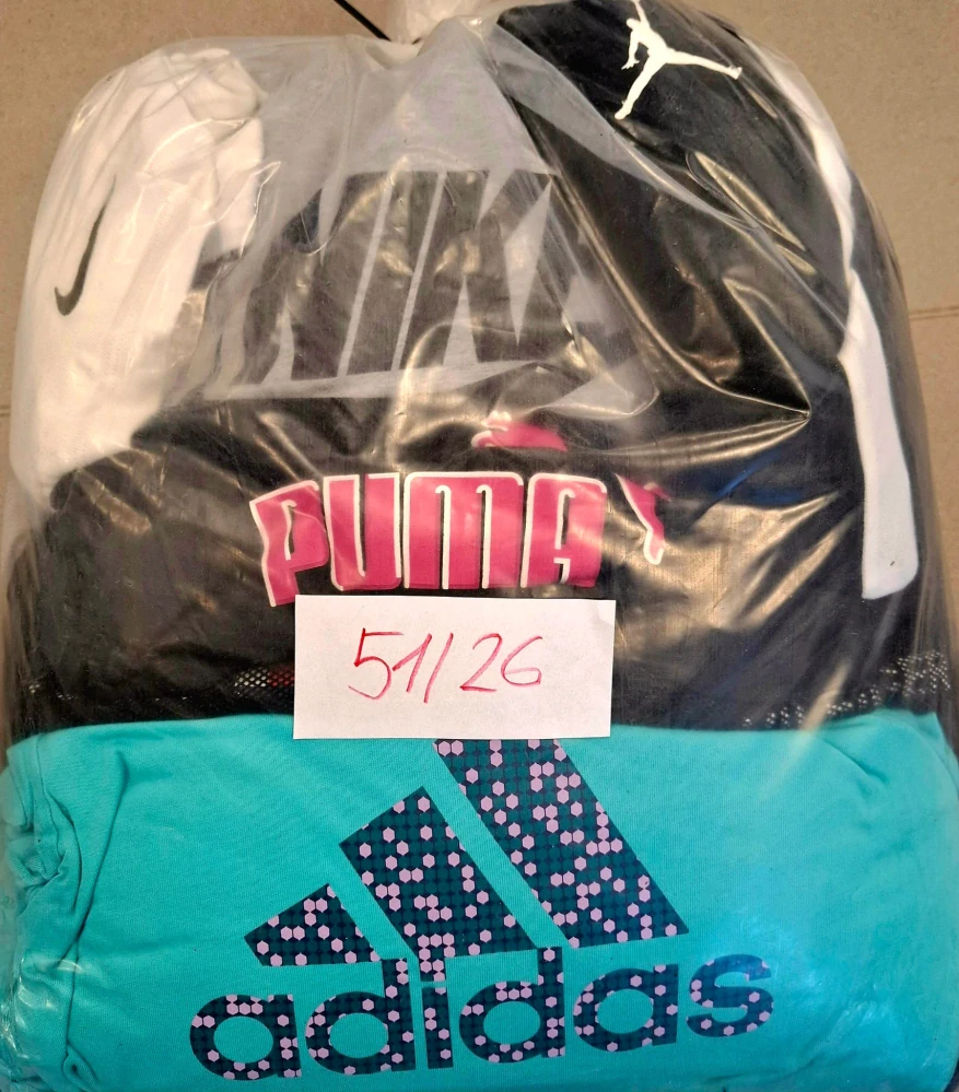 Balík 51/26, Značkový sport pro dospělé a děti + jiné značky., Originál 5 kg,1,2 jak.