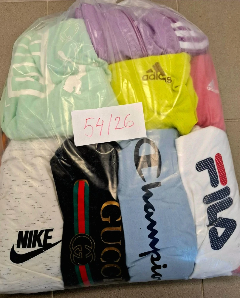 Balík 54/26, Značkový sport pro dospělé a děti + jiné značky., Originál 5 kg,1,2 jak.