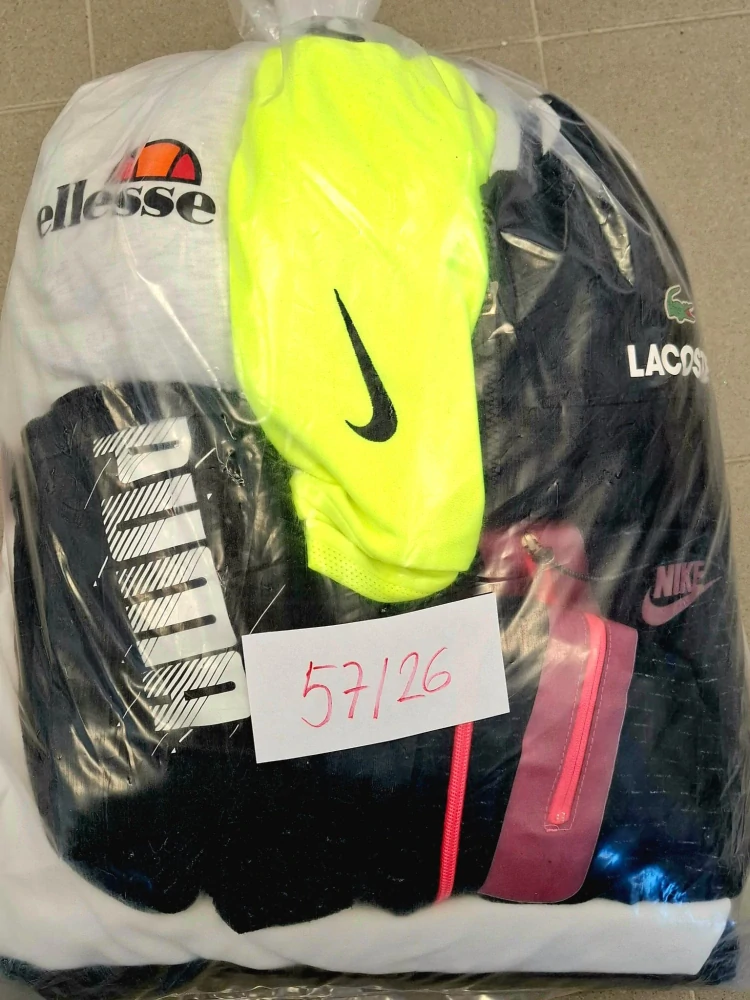Balík 57/26, Značkový sport pro dospělé a děti + jiné značky., Originál 5 kg,1,2 jak.