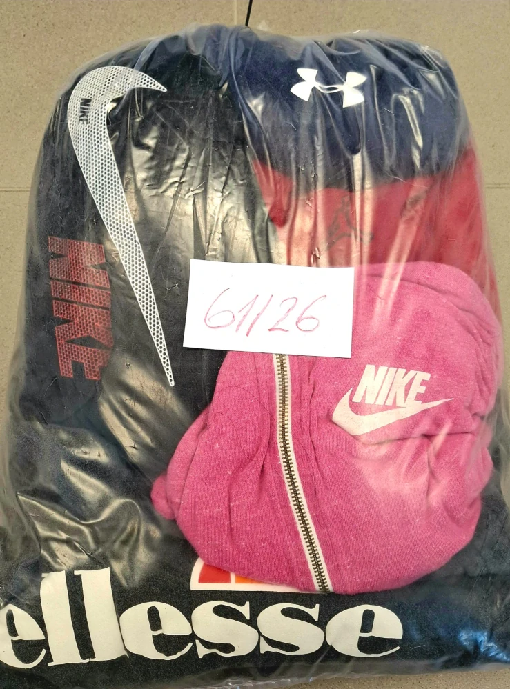 Balík 61/26, Značkový sport pro dospělé a děti + jiné značky., Originál 5 kg,1,2 jak.