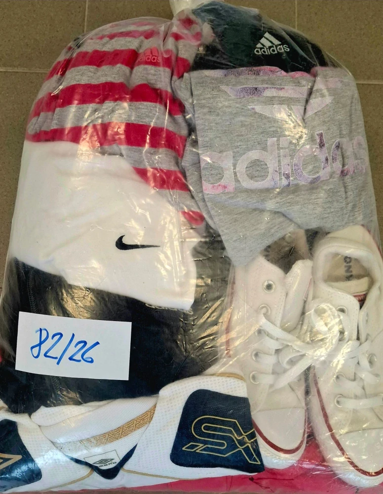Balík 82/26, Značkový sport pro dospělé a děti + jiné značky., Originál 5 kg,1,2 jak., 2 DODAVATEL