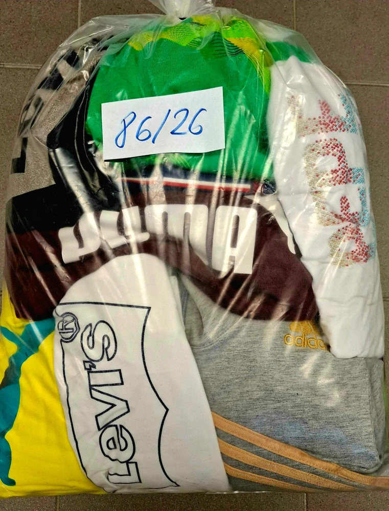 Balík 86/26, Značkový sport pro dospělé a děti + jiné značky., Originál 5 kg,1,2 jak.