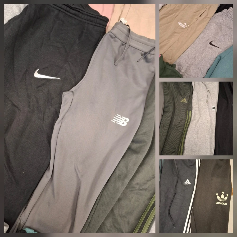 Balík 91/26 – 25 Kg tepláky pro dospělé, 1. a 2. jakost, cca 60-65 ks, velikosti do 2XL