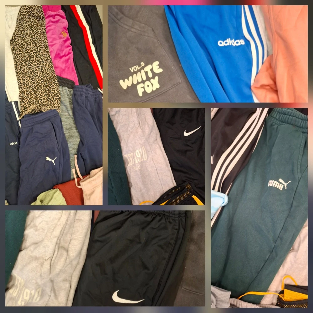 Balík 94/26 – 25 Kg tepláky pro dospělé, 1. a 2. jakost, cca 60 - 65 ks, velikosti do 2XL