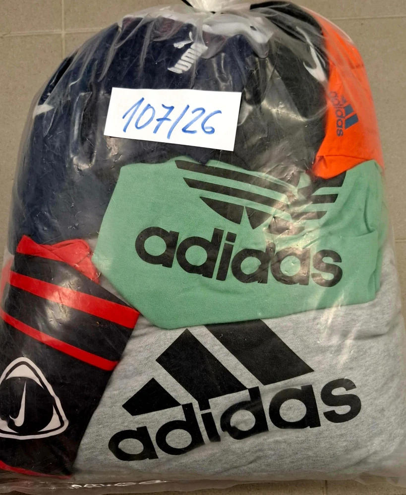 Balík 107/26, Značkový sport pro dospělé a děti + jiné značky., Originál 5 kg,1,2 jak.