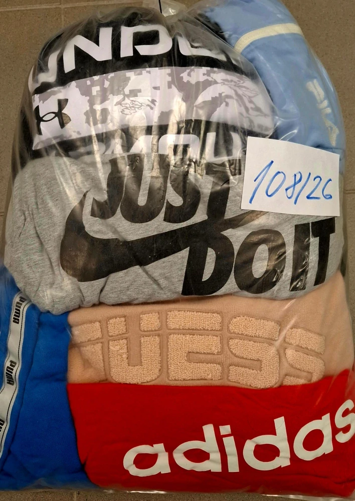 Balík 108/26, Značkový sport pro dospělé a děti + jiné značky., Originál 5 kg,1,2 jak.