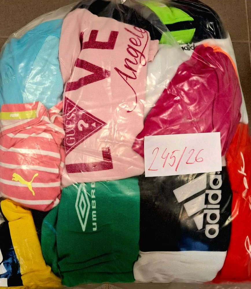 Balík 245/26, Značkový sport pro dospělé a děti + jiné značky., Originál 5 kg,1,2 jak.