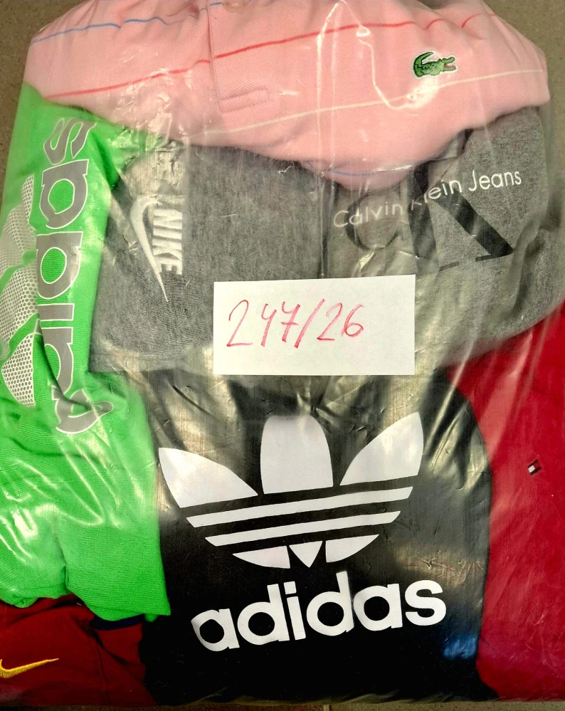 Balík 247/26, Značkový sport pro dospělé a děti + jiné značky., Originál 5 kg,1,2 jak.