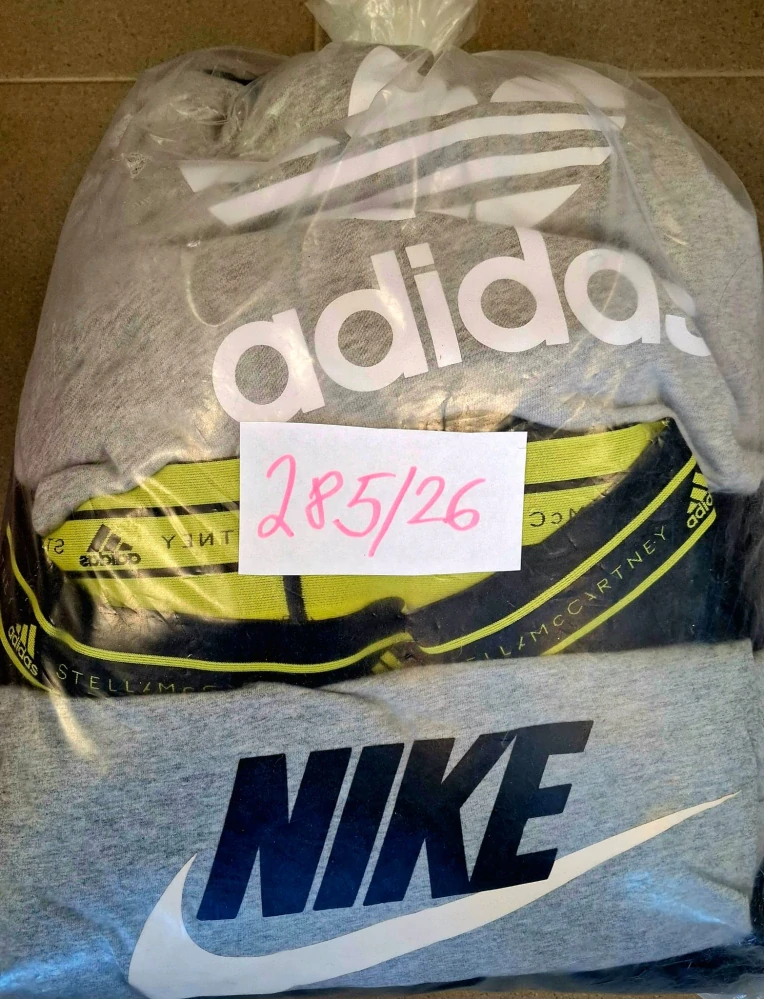 Balík 285/26, Značkový sport pro dospělé a děti + jiné značky., Originál 5 kg,1,2 jak.
