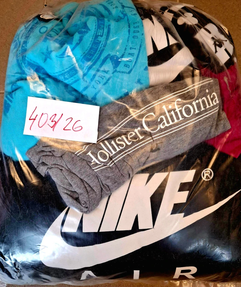 Balík 403/26, Značkový sport pro dospělé a děti + jiné značky., Originál 5 kg,1,2 jak.
