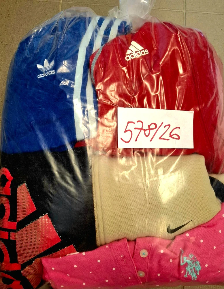 Balík 578/26, Značkový sport pro dospělé a děti + jiné značky., Originál 5 kg,1,2 jak.