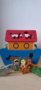 Hračka 988 1,22 Kg, Noemova Archa dřevěná 