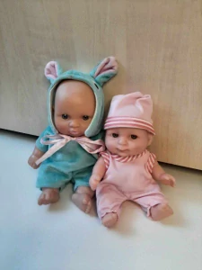 Hračka 1197, 0,2 Kg Dvě malé panenky, 2ks