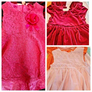 Balík 571/25 – 1,78 kg – Dívčí mix šatiček – 16 ks – 1. jakost + cream